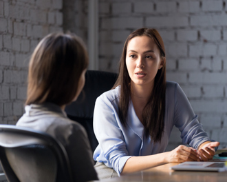 Discussion between manager and employee